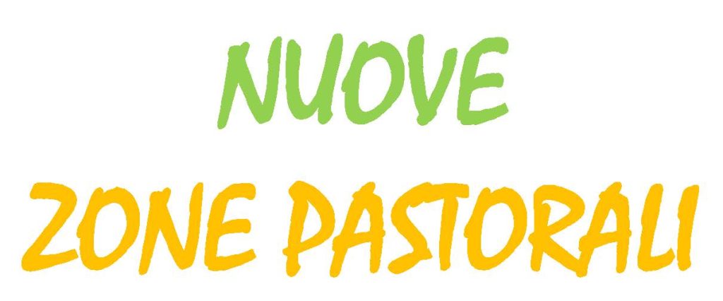 Nuova articolazione geografica Zone Pastorali